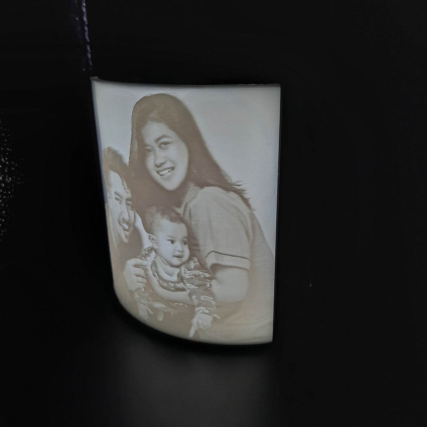 Custom 3D Printed Lithophane With LED Box