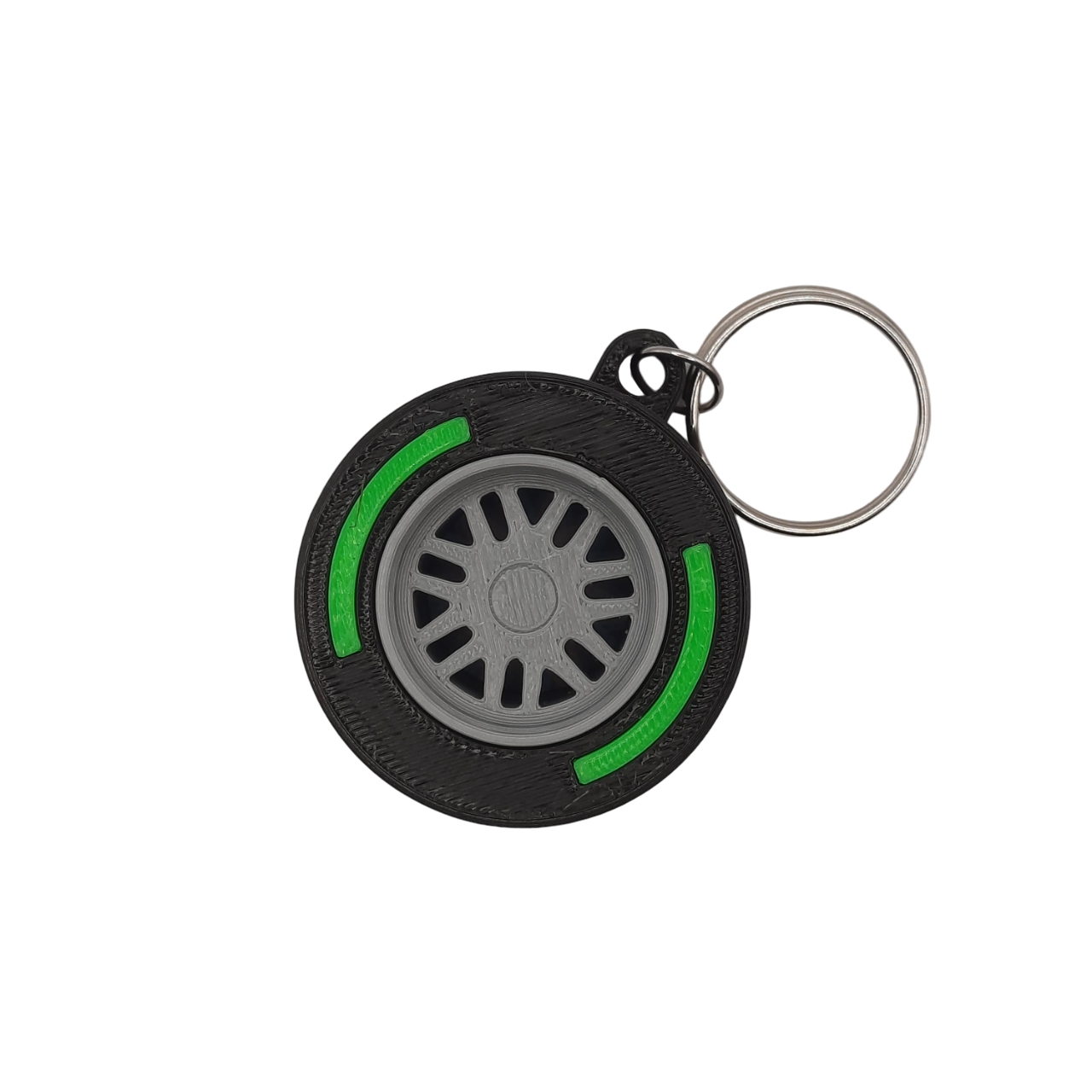 F1 Tyre Compound Inspired Keychain - 3D Printed